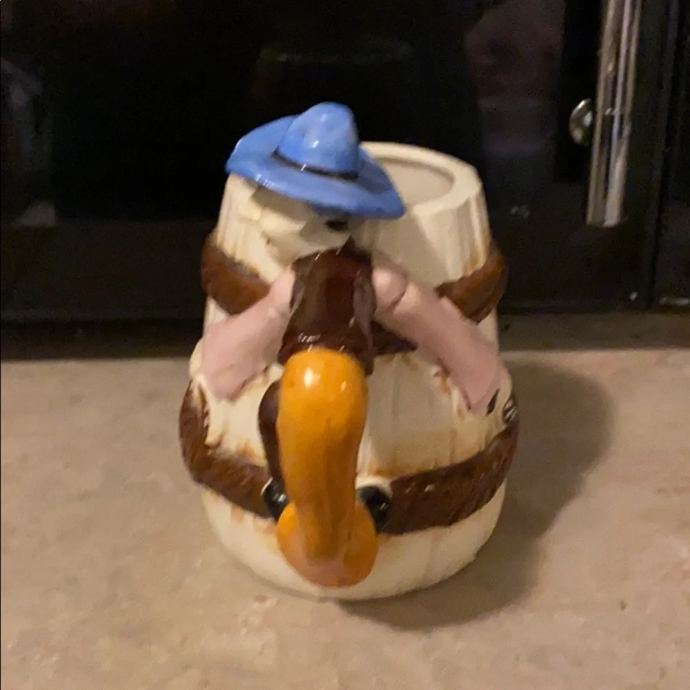 Vintage cowboy handle mug